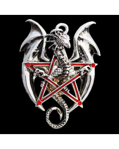 Pentadraca Anhänger Schmuck - Drachen , Pentagramm - 55x58mm