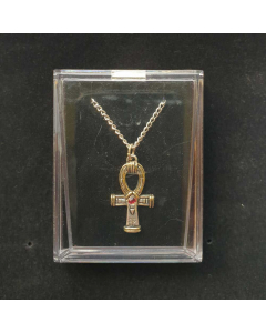 Ankh (klein) Anhänger Schmuck - Ägyptisch , Ankh + Kette - 29x17mm