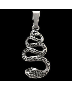 Schlangen Schmuck Anhänger 925er Silber - Schlangen - 37x15mm