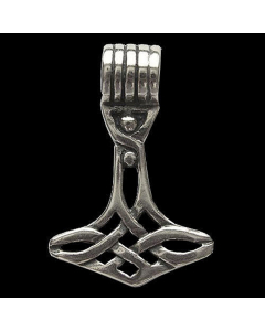 Thor’s Hammer Schmuck Anhänger 925er Silber - Thorhammer - 26x18mm