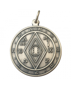 Amulett des Reichtums Amulett 925er Silber Talisman: 30 mm