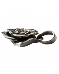 Rose Schmuck Anhänger 925er Silber  Blume 23 x 18 mm