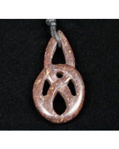 Keltischer Knoten Speckstein Anhänger handgemacht Schmuck handmade