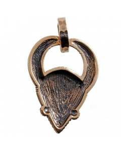 Odin-Anhänger Krieger Gottheit Runen Bronze Anhänger Schmuck Wikinger Vikings