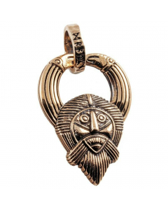 Odin-Anhänger Krieger Gottheit Runen Bronze Anhänger Schmuck Wikinger Vikings