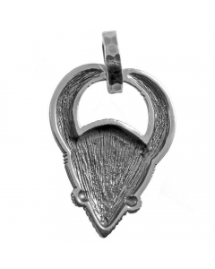 Odin-Anhänger Krieger Gottheit Runen 925 Silber Anhänger Schmuck Wikinger Vikings