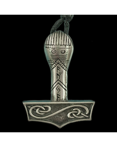 Thorhammer Schmuck Anhänger Zinn - Thorhammer - 29x38mm