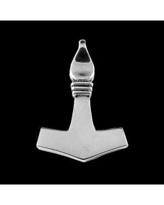 Thorhammer-Adlerkopf Schmuck Anhänger 925er Silber - Thorhammer - 28x42mm