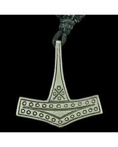 Thors Hammer Schmuck Anhänger Zinn - Thorhammer - 34x35mm