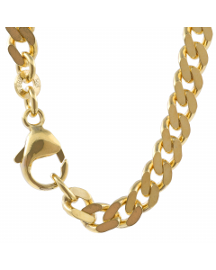 Goldkette Panzerkette Halskette Breite 4,5 mm massiv 333 -8 Karat Gold