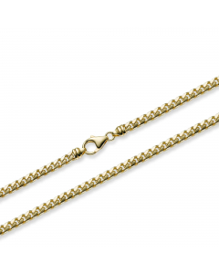 5,0 mm 50 cm 585 - 14 Karat Gold Halskette Panzerkette diamantiert oval massiv Gold hochwertige Goldkette 42 g