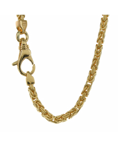 2,5 mm 55 cm 750 - 18 Karat Gold Halskette Königskette massiv Gold hochwertige Goldkette 28,6 g