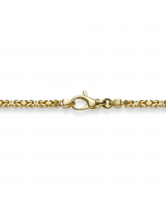 2,5 mm 19 cm 750 - 18 Karat Gold Armkette Königskette massiv Gold hochwertige Goldkette 10,9 g