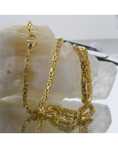 3,0 mm 50 cm 750 - 18 Karat Gold Halskette Königskette massiv Gold hochwertige Goldkette 34 g