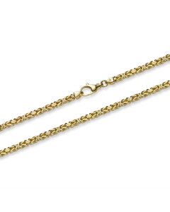 Goldkette Königskette Halskette Breite 3,5 mm massiv 585-14 Karat Gold Vaterartikel