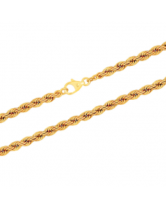 Goldkette Kordelkette Länge 50cm - Breite 5,4mm - 333-8 Karat Gold