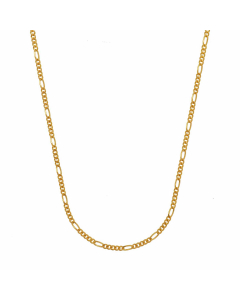 Goldkette Figarokette Länge 36cm - Breite 1,1mm - 585-14 Karat Gold
