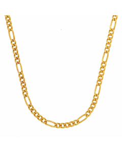 Goldkette Figarokette Länge 42cm - Breite 2,2mm - 333-8 Karat Gold