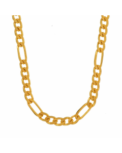 Goldkette Figarokette Länge 21cm - Breite 3,4mm - 585-14 Karat Gold