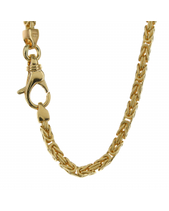 Goldkette Königskette Länge 21cm - Breite 2,5mm - 585-14 Karat Gold