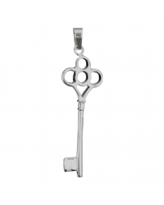 Schlüssel Key Schmuck Anhänger Edelstahl 60 x 18 mm