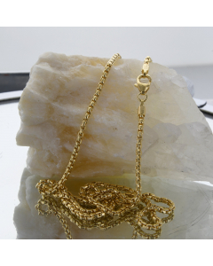 2,7 mm 585 - 14 Karat Gold Halskette Venezianerkette massiv Gold hochwertige Goldkette  - Länge nach Wahl