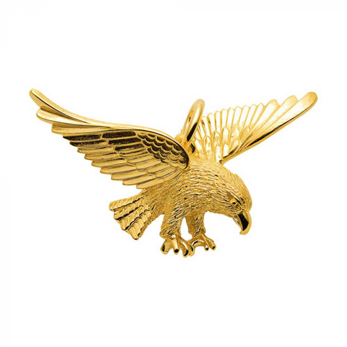 Adler - Anhänger Gold, cheapest 14k, massiv, Bikerschmuck,Herrenschmuck