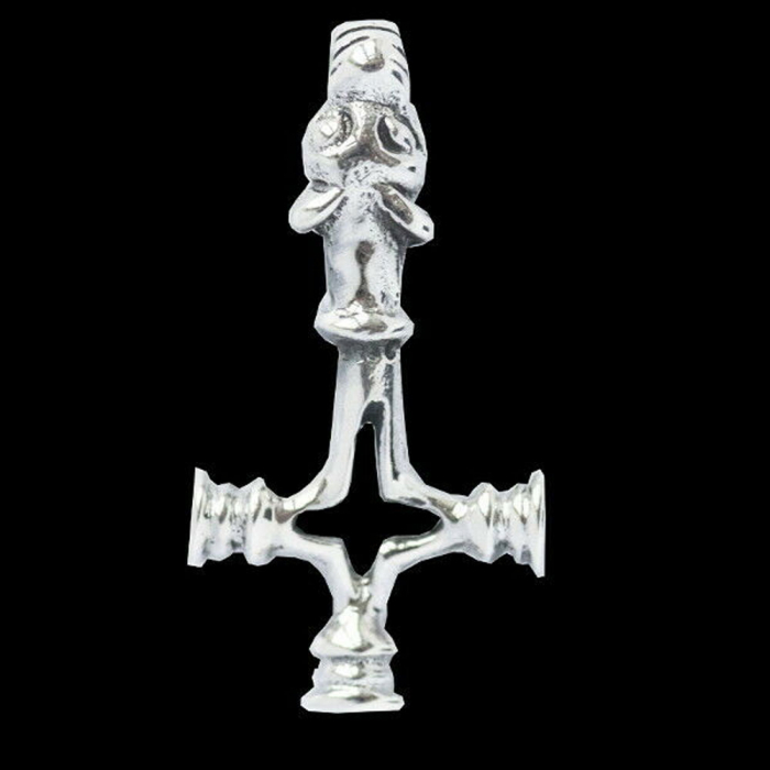 Thor Wolfskreuz sehr klein Schmuck Anhänger 925er Silber - Thorhammer - 24x11mm klein!