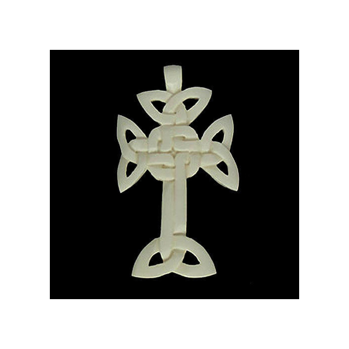 Rinderknochen Arankreuz Anhänger Schmuck - Kreuze - 48x28mm