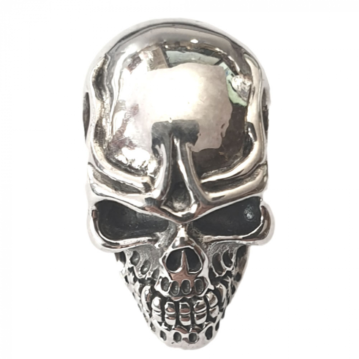 Schädel Skull Schmuck Anhänger 925er Silber 13 x 13 x 20 mm