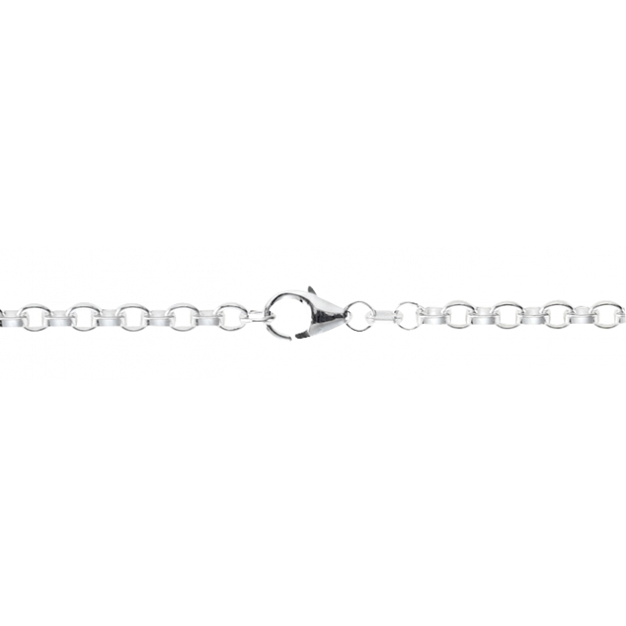 2,4 mm Silber Halskette Erbskette massiv 925 Sterlingsilber hochwertige Silberkette - Länge nach Wahl