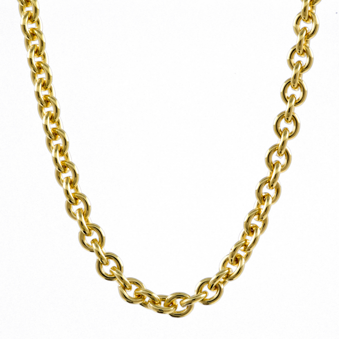 2,0 mm 70 cm 333 - 8 Karat Gold Halskette Ankerkette rund massiv Gold hochwertige Goldkette  6,8 g