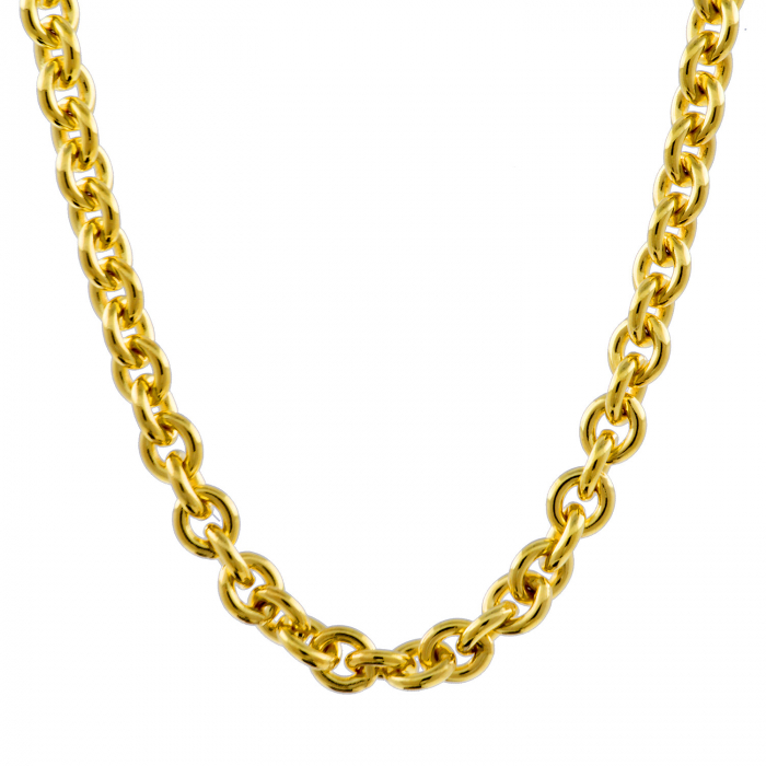 2,4 mm 42 cm 333 - 8 Karat Gold Halskette Ankerkette rund massiv Gold hochwertige Goldkette  5,8 g