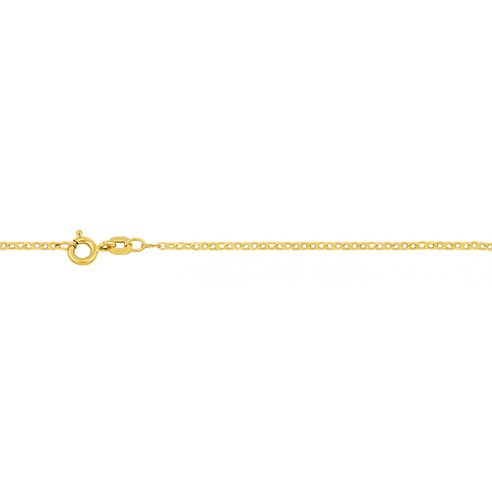 1,3 mm 45 cm 333 - 8 Karat Gold Halskette Achter-Kette massiv Gold hochwertige Goldkette  1,8 g