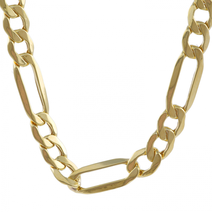 Goldkette Figarokette Länge 60cm - Breite 4,0mm - 333-8 Karat Gold