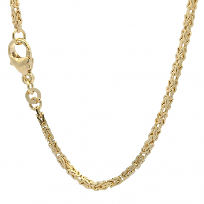 Goldkette Königskette Länge 45cm - Breite 1,8mm - 333-8 Karat Gold