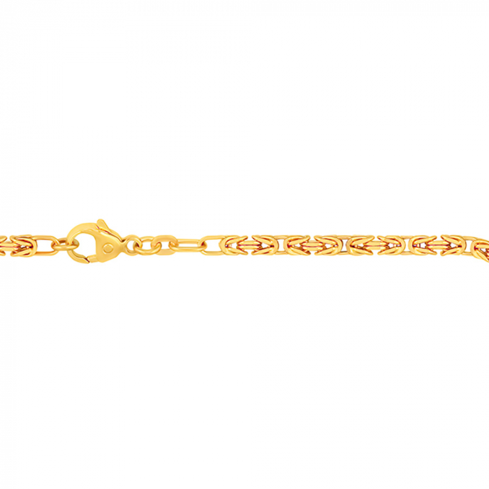 Goldkette Königskette Länge 18,7cm - Breite 2,8mm - 333-8 Karat Gold