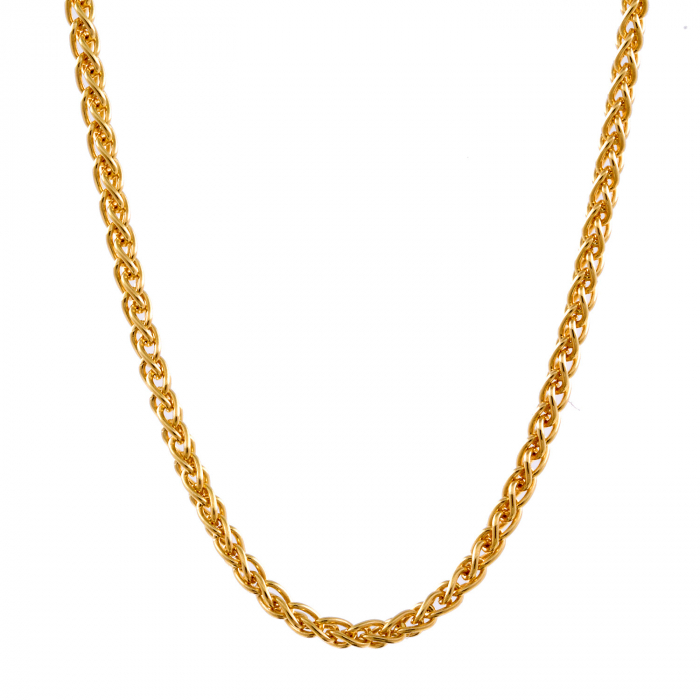 1,1 mm 45 cm 333 - 14 Karat Gold Halskette Zopfkette massiv Gold hochwertige Goldkette  1,9 g