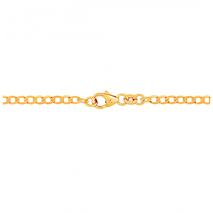 Goldkette Panzerkette Länge 21cm - Breite 2,6mm - 333-8 Karat Gold