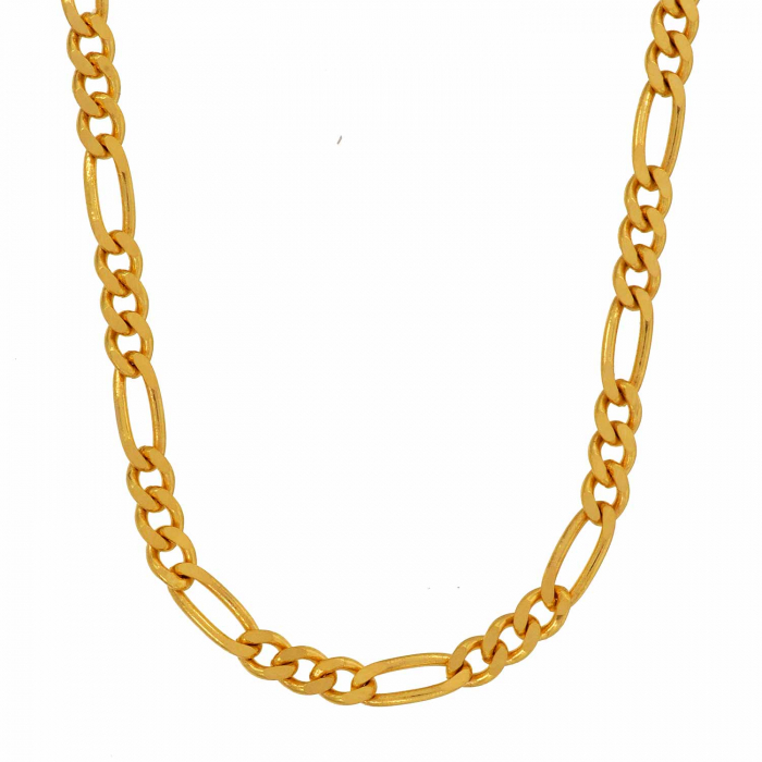 2,8 mm 40 cm 333 - 8 Karat Gold Halskette Figarokette massiv Gold hochwertige Goldkette  6,7 g