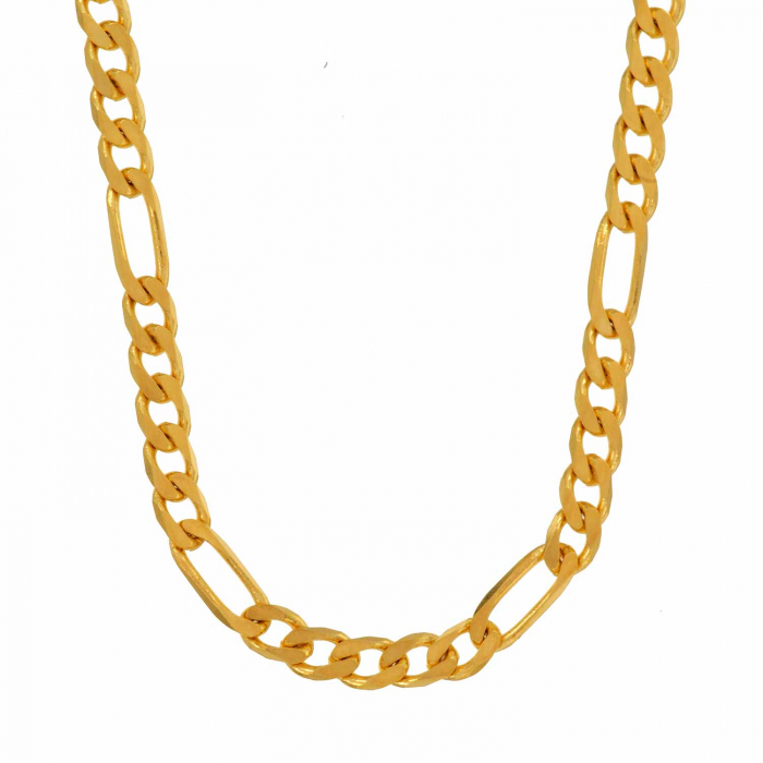 Goldkette Figarokette Länge 19cm - Breite 2,8mm - 333-8 Karat Gold