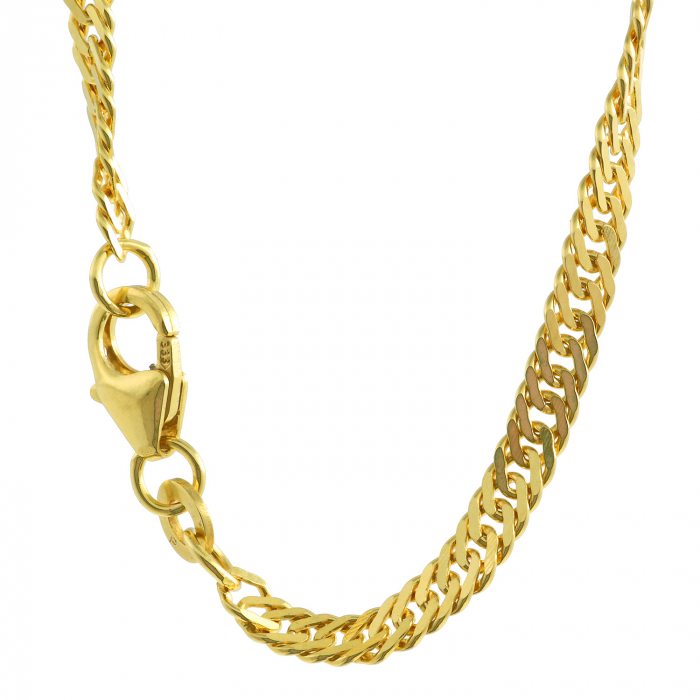Singapurkette Halskette Breite 3,4 mm - 333 - 8 Karat Gold Auswahl