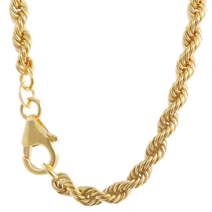 Goldkette Kordelkette Länge 50cm - Breite 3,3mm - 333-8 Karat Gold