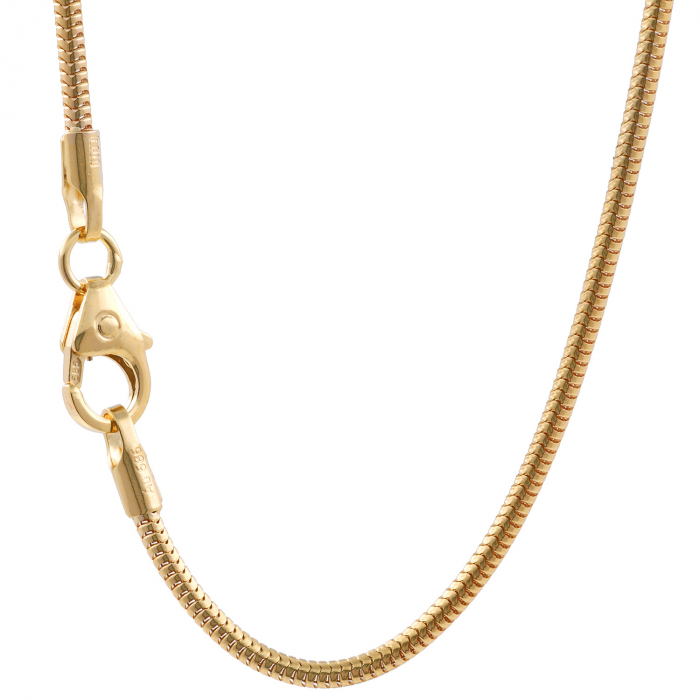 Goldkette Schlangenkette Länge 55cm - Breite 1,4mm - 585-14 Karat Gold