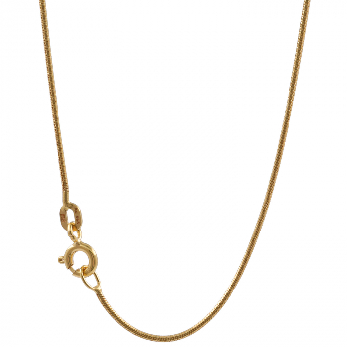 Goldkette Schlangenkette Länge 38cm - Breite 0,9mm - 585-14 Karat Gold