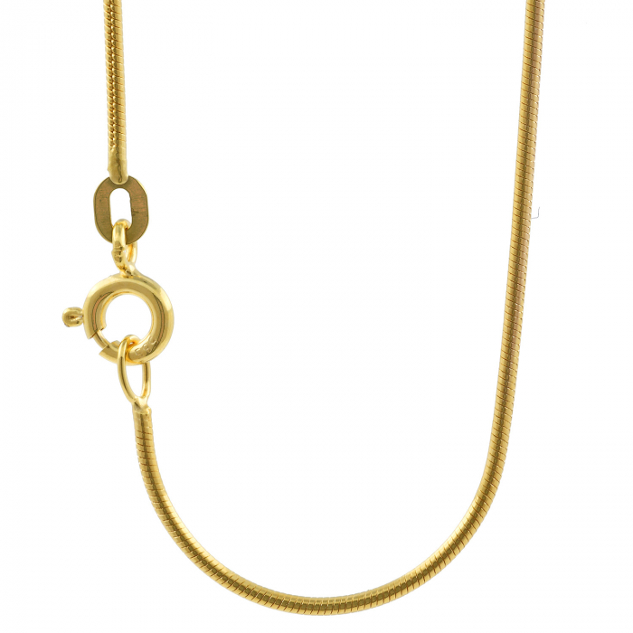 Goldkette Schlangenkette Länge 40cm - Breite 1,1mm - 585-14 Karat Gold