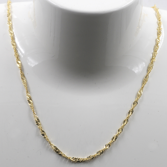 Goldkette Singapurkette Breite 2,2mm - 585-14 Karat Gold