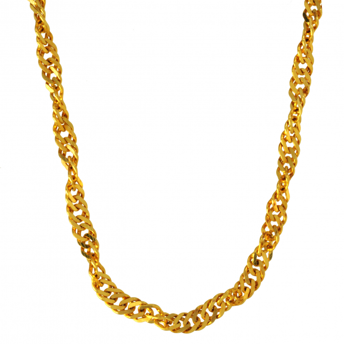 Goldkette Singapurkette Breite 3,4mm - 585-14 Karat Gold