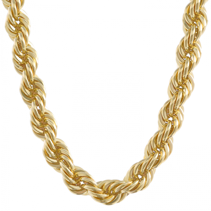 4,4 mm 50 cm 585 - 14 Karat Gold Halskette Kordelkette massiv Gold hochwertige Goldkette  13,7 g