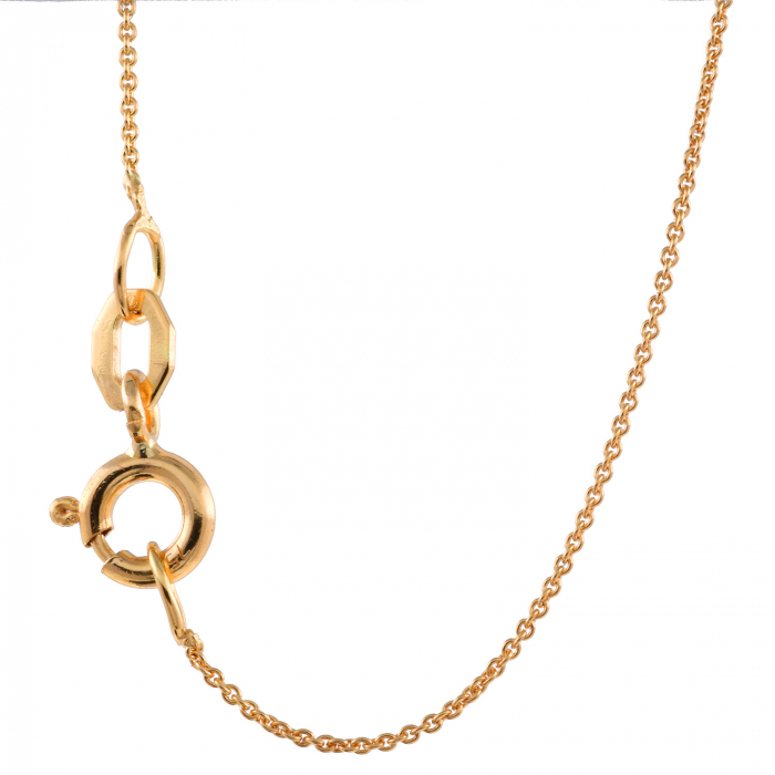 Goldkette Ankerkette Länge 38cm - Breite 0,8mm - 750-18 Karat Gold